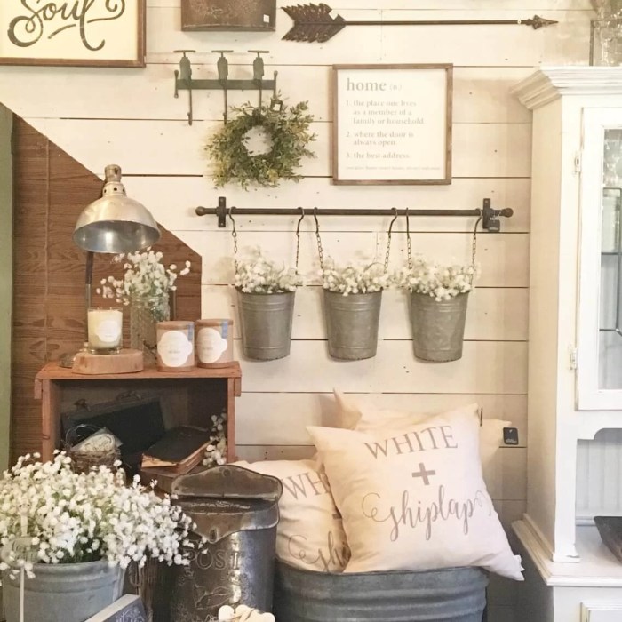 Farmhouse wall decor ideas