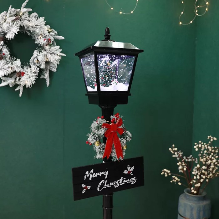 Christmas lamp post diy