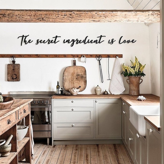 Kitchen decor wall hanging