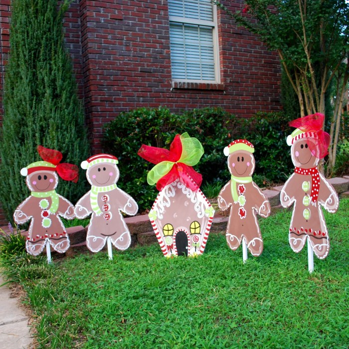 Diy plywood christmas yard decorations