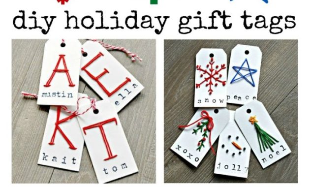 Gift Tags Christmas DIY A Festive Guide