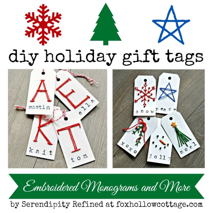 Gift tags christmas diy