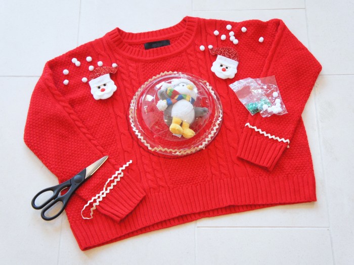 Christmas sweater diy ideas