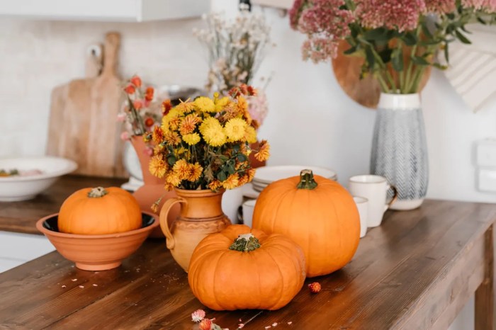 Kitchen fall decor ideas