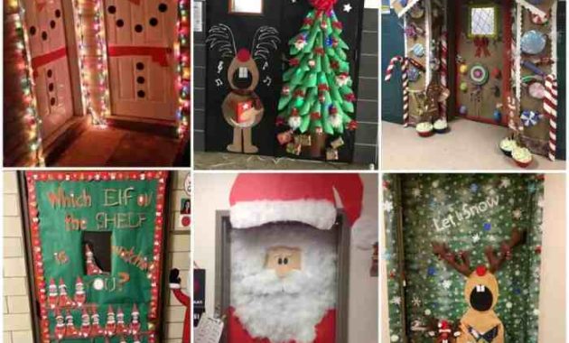 Christmas Door Decor DIY Festive Fun