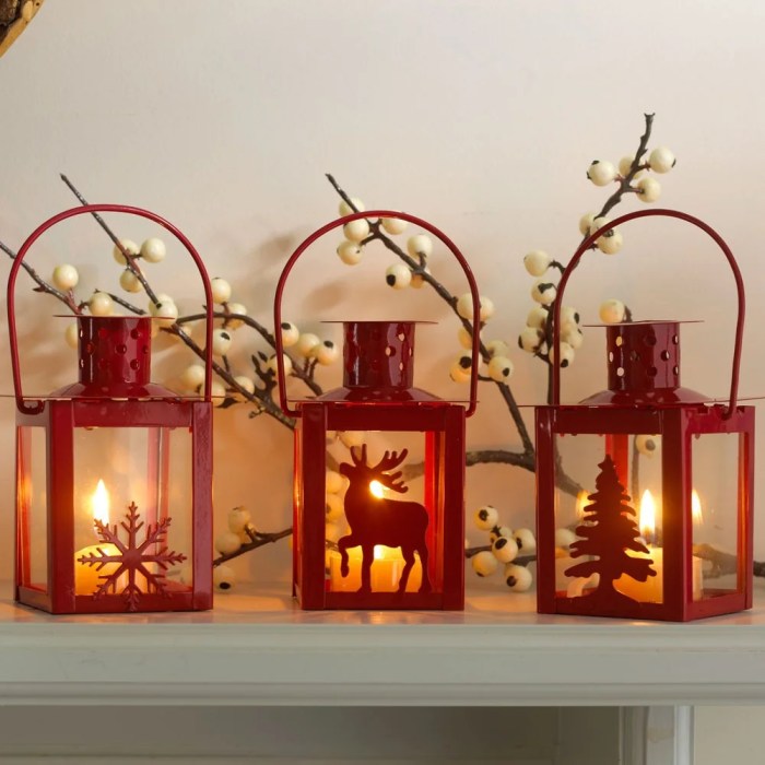 Lantern decor ideas for christmas