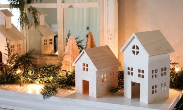 Build Your Own DIY Christmas Village Display