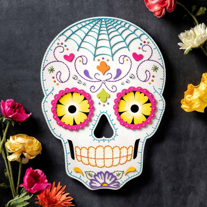 Sugar skull kitchen decor