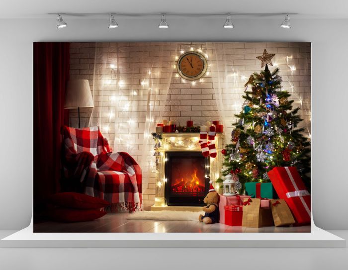 Diy christmas photo background