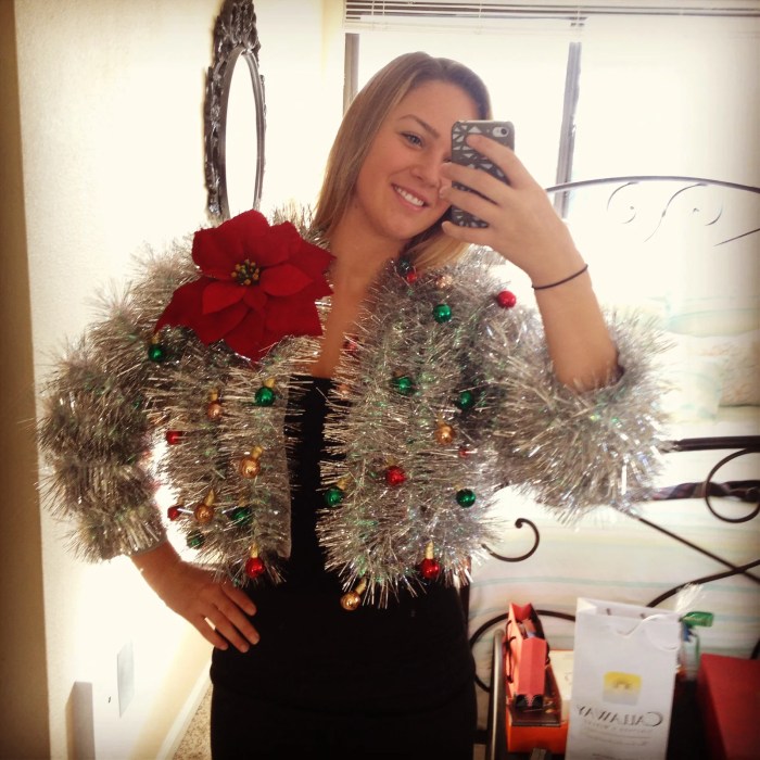 Christmas sweater diy ideas