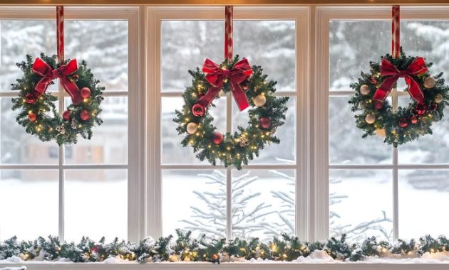 DIY Window Decoration Christmas