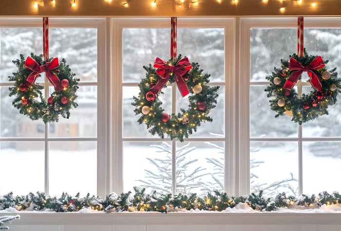 Diy window decoration christmas