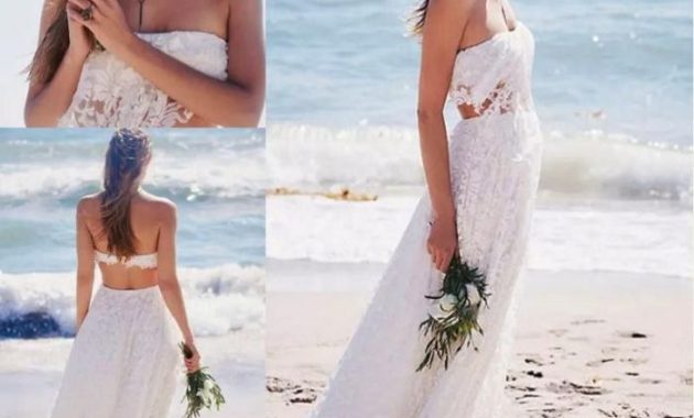 White Dresses for Beach Weddings