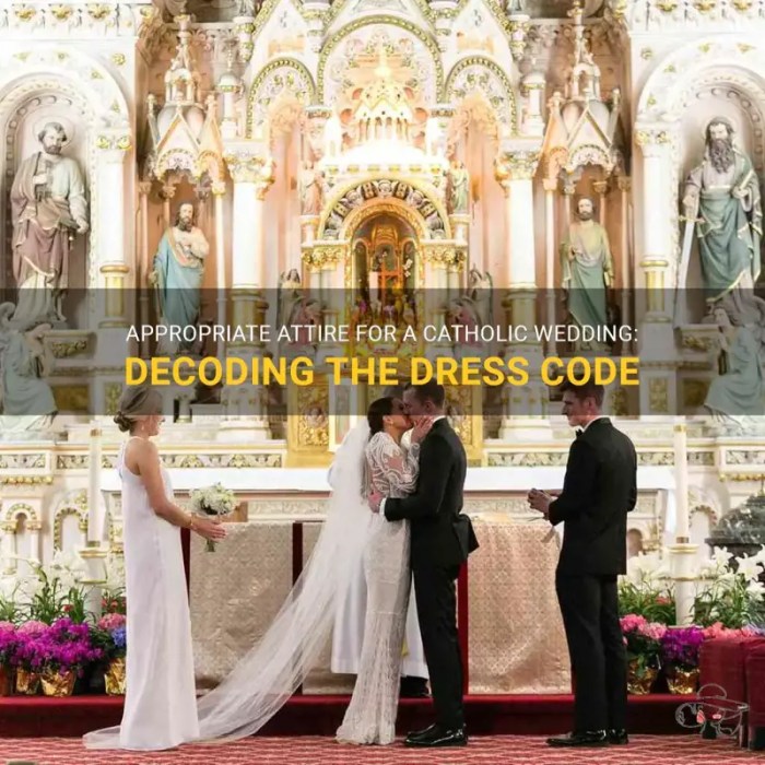 Dress code for catholic wedding