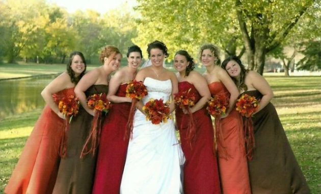 Bridesmaid Dress Colors for Fall Wedding