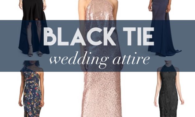 Black Tie Dresses for Summer Wedding