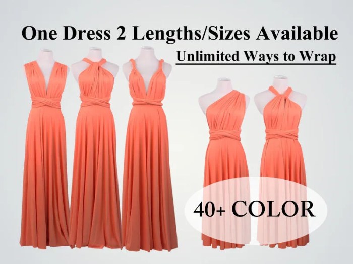 Coral midi dress for wedding