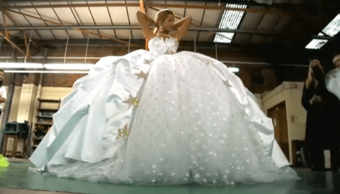 Big arms wedding dress